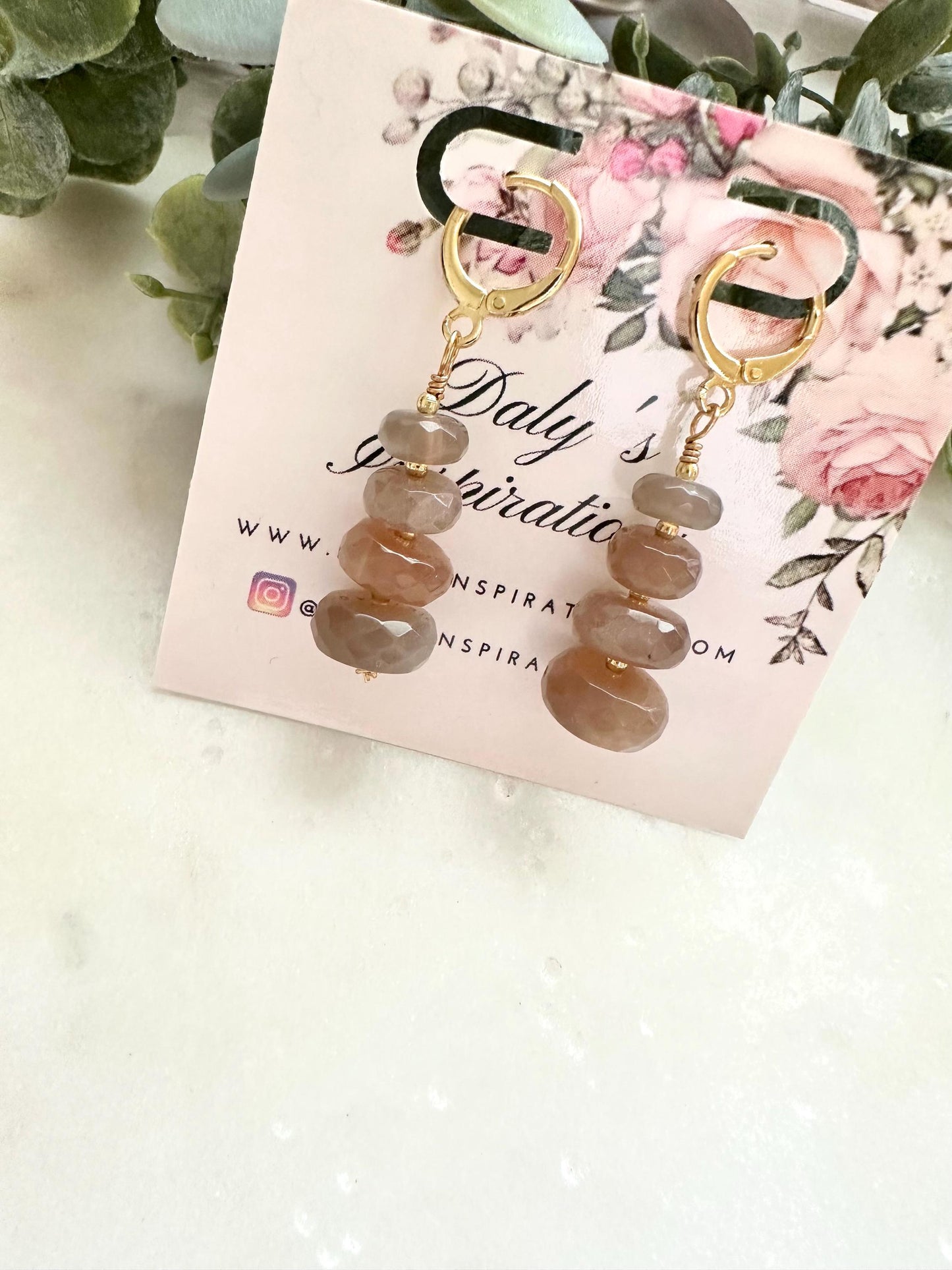Graduated Freshwater Pearl Earrings, Gold Filled Pearl Hoop Earrings